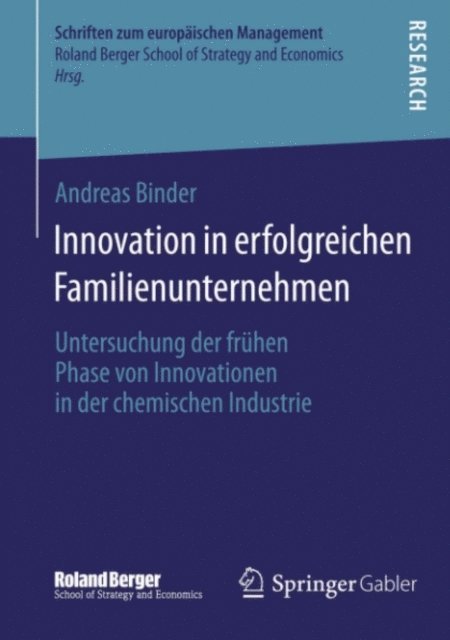 Andreas Binder - Innovation in erfolgreichen Familienunternehmen, E-bok