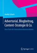 Advertorial, Blogbeitrag, Content-Strategie & Co.