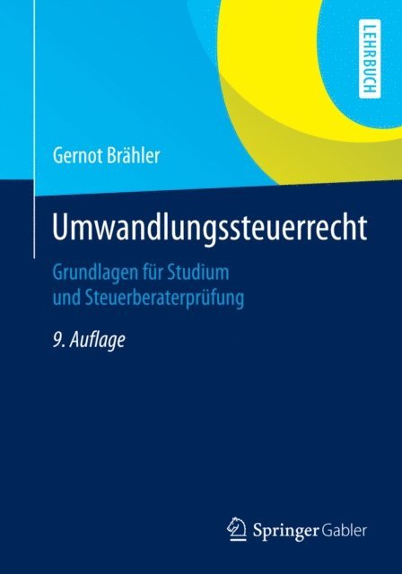 Gernot Brahler - Umwandlungssteuerrecht, E-bok