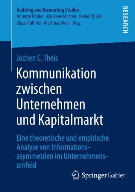 Jochen C. Theis - Kommunikation zwischen Unternehmen und Kapitalmarkt, E-bok