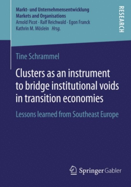 Tine Schrammel - Clusters as an instrument to bridge institutional voids in transition economies, E-bok