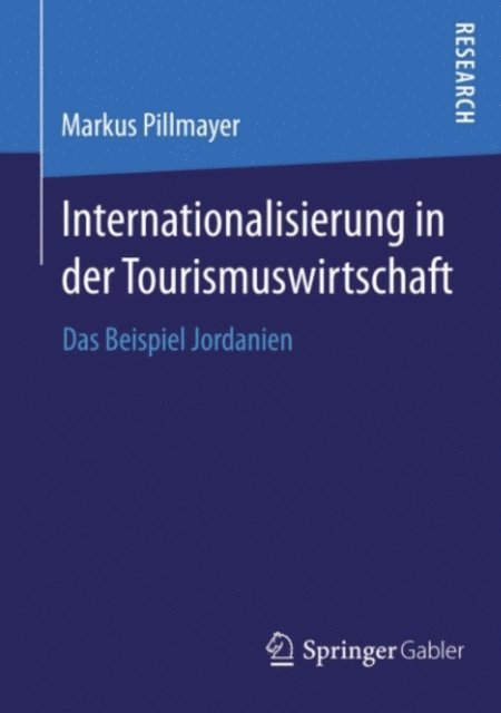 Markus Pillmayer - Internationalisierung in der Tourismuswirtschaft, E-bok