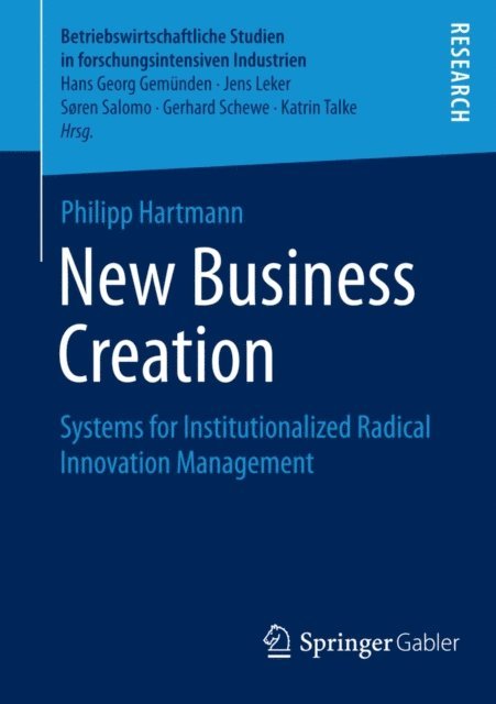 Philipp Hartmann - New Business Creation, E-bok