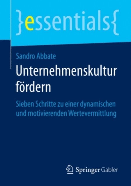 Sandro Abbate - Unternehmenskultur fördern, E-bok