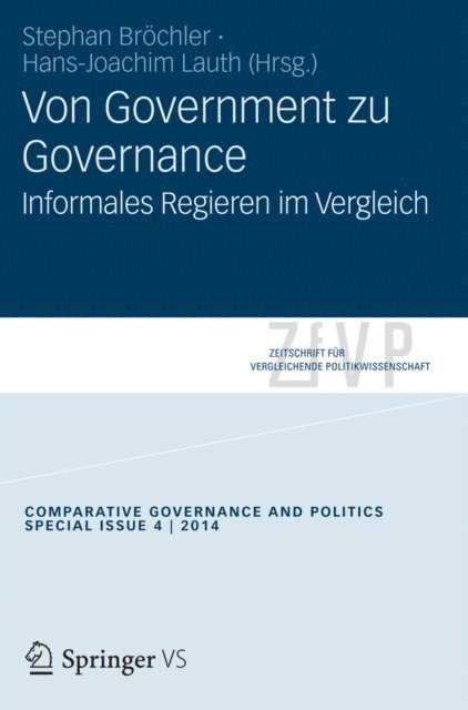 Hans-Joachim Lauth, Stephan Brochler - Von Government zu Governance, E-bok