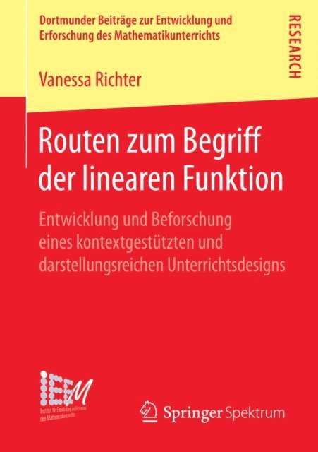 Vanessa Richter - Routen zum Begriff der linearen Funktion, E-bok