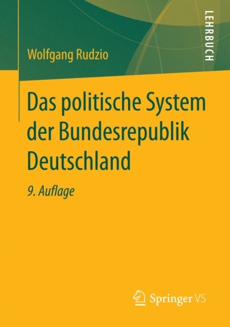 Wolfgang Rudzio - Das politische System der Bundesrepublik Deutschland, E-bok