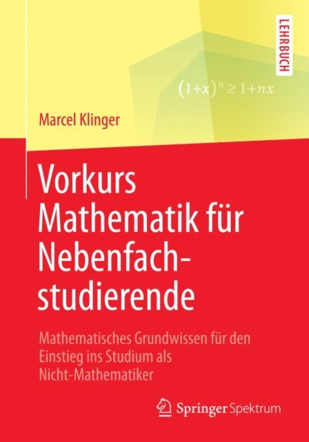 Marcel Klinger - Vorkurs Mathematik für Nebenfachstudierende, E-bok