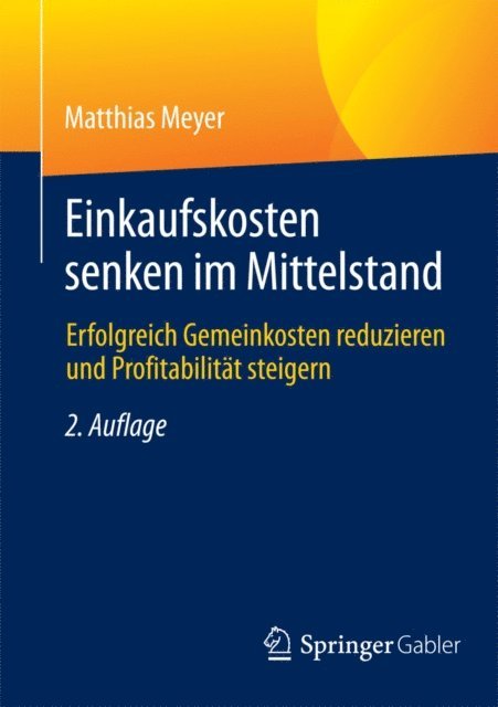 Matthias Meyer - Einkaufskosten senken im Mittelstand, E-bok