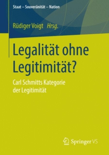 Rudiger Voigt - Legalität ohne Legitimität?, E-bok