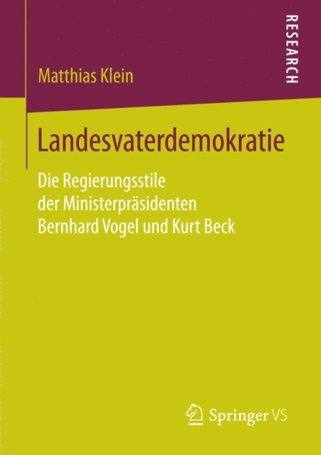 Matthias Klein - Landesvaterdemokratie, E-bok