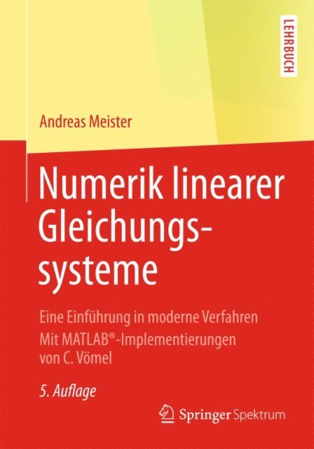 Andreas Meister - Numerik linearer Gleichungssysteme, E-bok