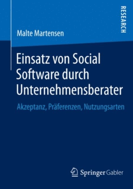 Malte Martensen - Einsatz von Social Software durch Unternehmensberater, E-bok