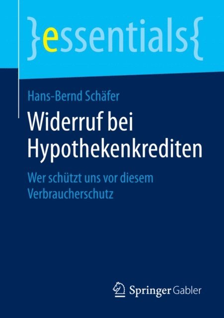 Hans-Bernd Schafer - Widerruf bei Hypothekenkrediten, E-bok