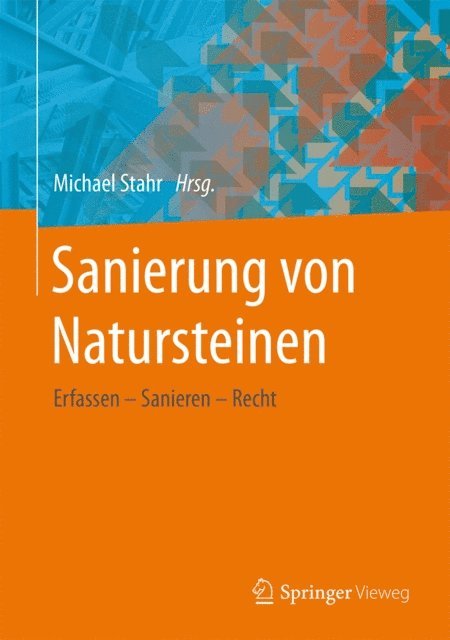 Michael Stahr - Sanierung von Natursteinen, E-bok