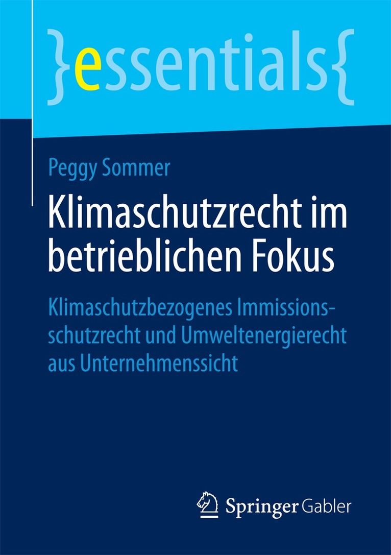 Peggy Sommer - Klimaschutzrecht im betrieblichen Fokus, Häftad