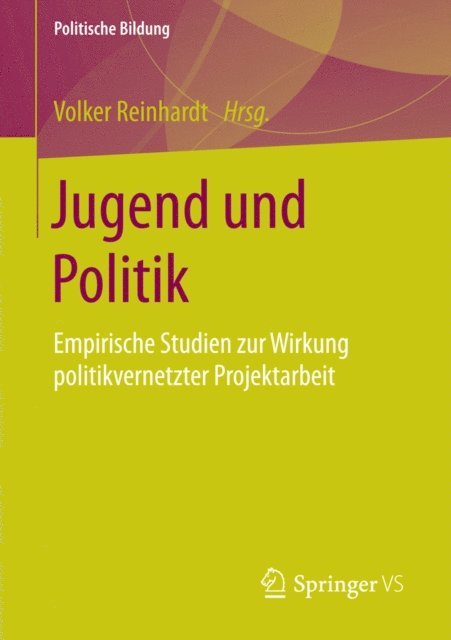 Volker Reinhardt - Jugend und Politik, E-bok