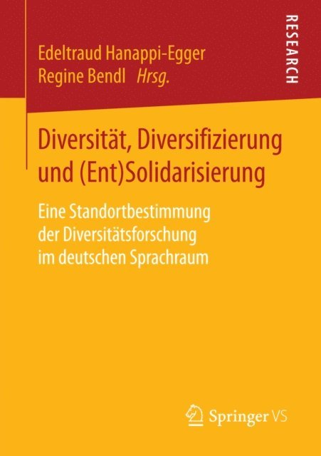 Regine Bendl, Edeltraud Hanappi-Egger - Diversität, Diversifizierung und (Ent)Solidarisierung, E-bok