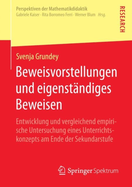 Svenja Grundey - Beweisvorstellungen und eigenständiges Beweisen, E-bok