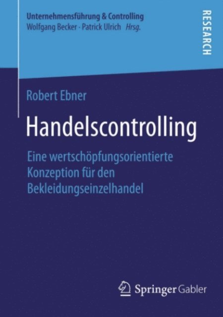 Robert Ebner - Handelscontrolling, E-bok