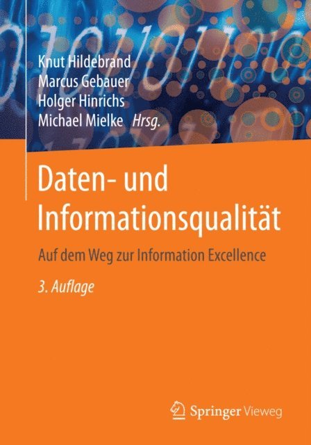 Michael Mielke, Holger Hinrichs, Marcus Gebauer, Knut Hildebrand - Daten- und Informationsqualität, E-bok
