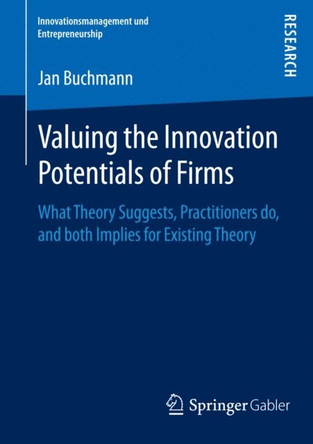 Jan Alexander Buchmann - Valuing the Innovation Potentials of Firms, E-bok