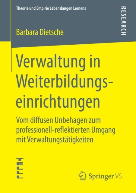 Barbara Dietsche - Verwaltung in Weiterbildungseinrichtungen, E-bok
