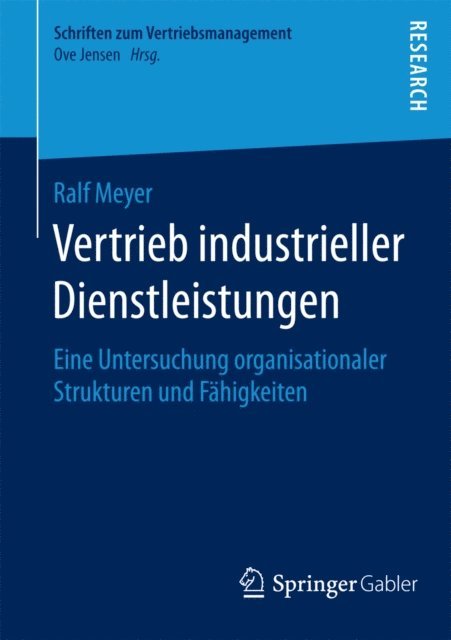 Ralf Meyer - Vertrieb industrieller Dienstleistungen, E-bok