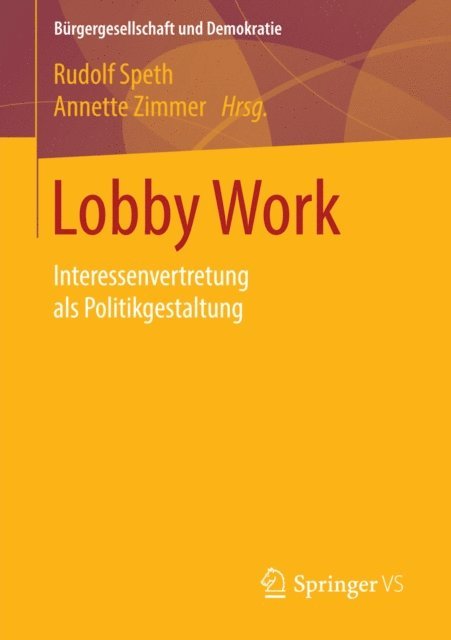 Annette Zimmer, Rudolf Speth - Lobby Work, E-bok