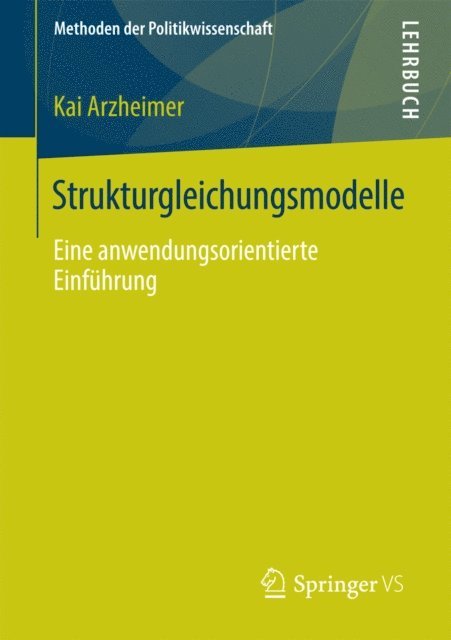 Kai Arzheimer - Strukturgleichungsmodelle, E-bok