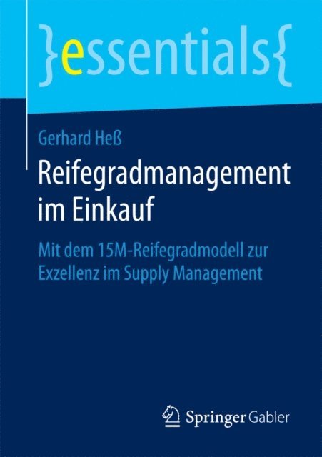 Gerhard He - Reifegradmanagement im Einkauf, E-bok