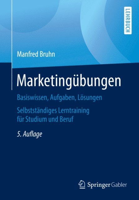 Manfred Bruhn - Marketingübungen, E-bok