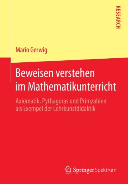 Mario Gerwig - Beweisen verstehen im Mathematikunterricht, E-bok