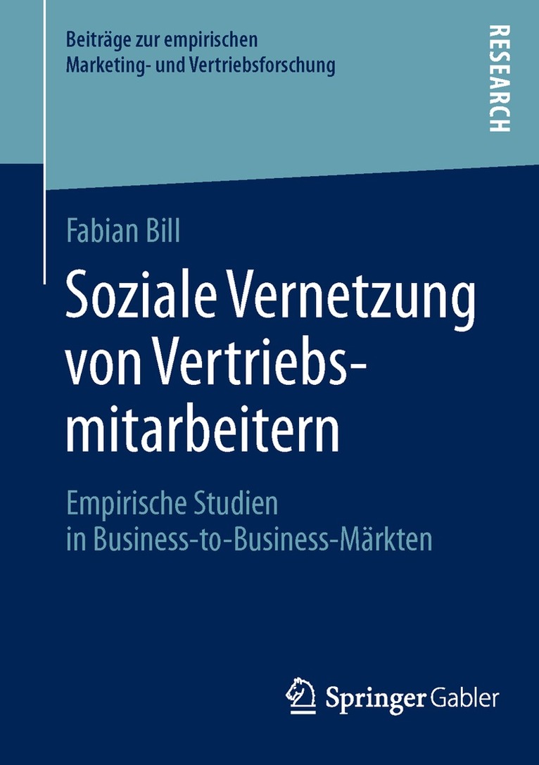 Fabian Bill - Soziale Vernetzung von Vertriebsmitarbeitern, Häftad