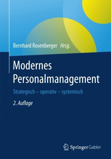 Bernhard Rosenberger - Modernes Personalmanagement, E-bok