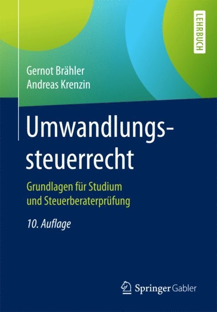 Andreas Krenzin, Gernot Brahler - Umwandlungssteuerrecht, E-bok