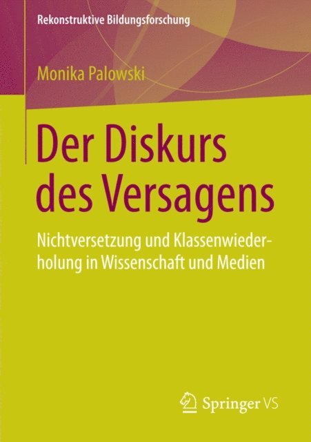 Monika Palowski - Der Diskurs des Versagens, E-bok