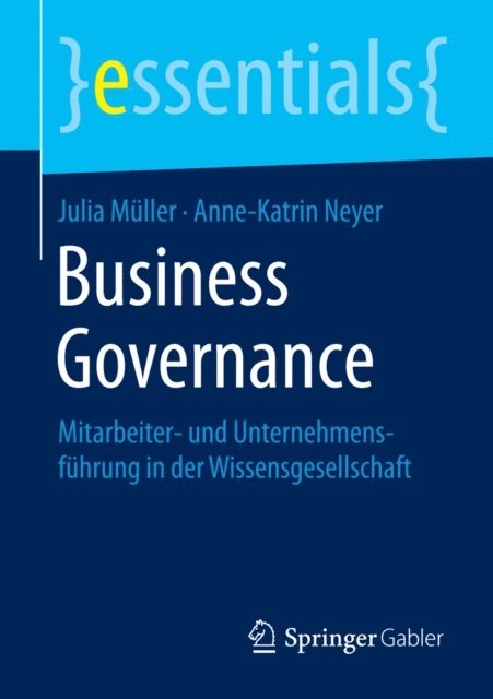 Anne-Katrin Neyer, Julia Muller - Business Governance, E-bok
