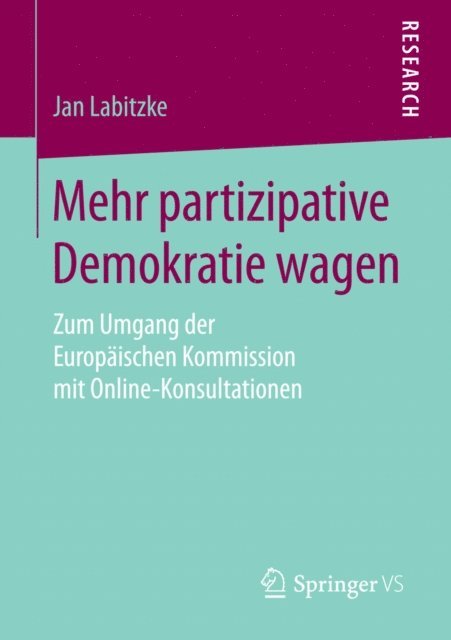 Jan Labitzke - Mehr partizipative Demokratie wagen, E-bok