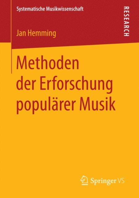 Jan Hemming - Methoden der Erforschung populärer Musik, E-bok
