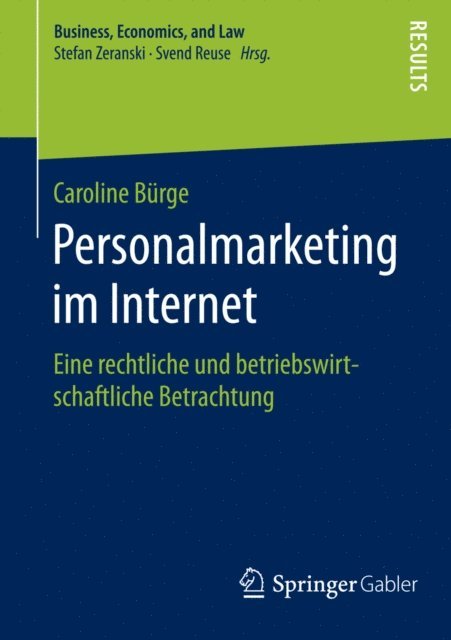 Caroline Burge - Personalmarketing im Internet, E-bok