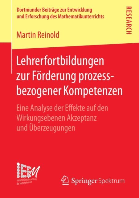 Martin Reinold - Lehrerfortbildungen zur Förderung prozessbezogener Kompetenzen, E-bok
