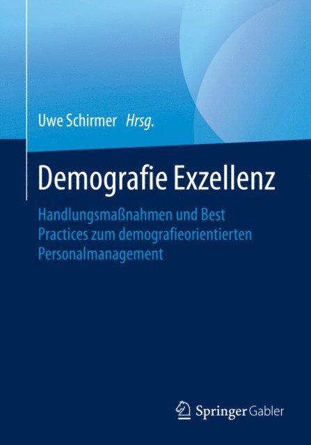 Uwe Schirmer - Demografie Exzellenz, E-bok