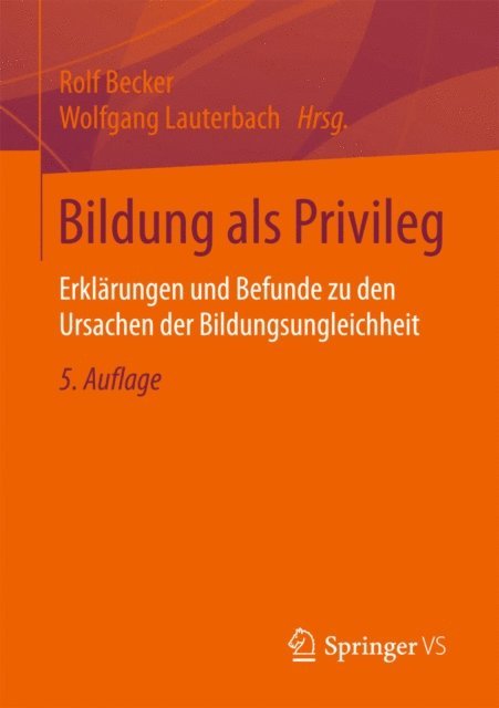 Wolfgang Lauterbach, Rolf Becker - Bildung als Privileg, E-bok