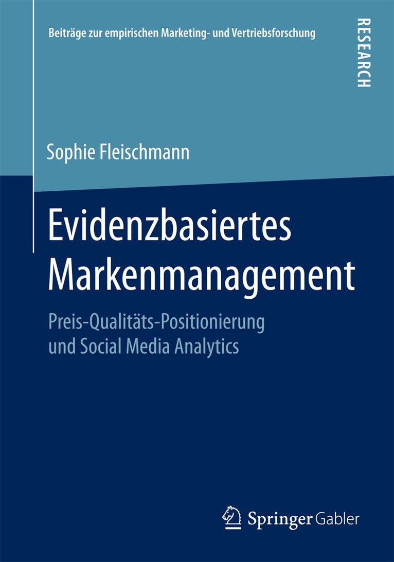 Sophie Fleischmann - Evidenzbasiertes Markenmanagement, Häftad