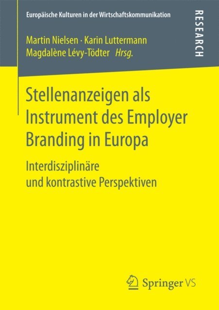 Karin Luttermann, Magdalene Levy-Todter, Martin Nielsen - Stellenanzeigen als Instrument des Employer Branding in Europa, E-bok