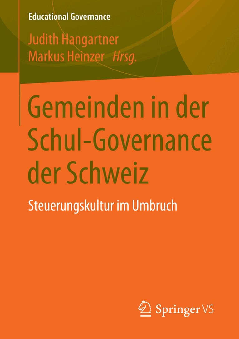 Judith Hangartner, Markus Heinzer - Gemeinden in der Schul-Governance der Schweiz, Häftad