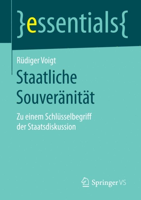 Rudiger Voigt - Staatliche Souveränität, E-bok