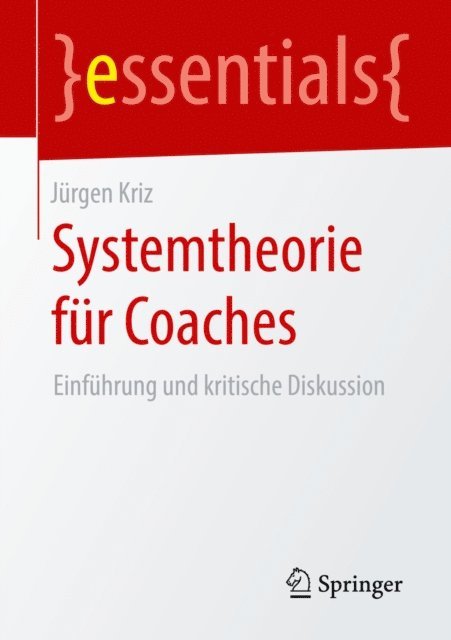 Jurgen Kriz - Systemtheorie für Coaches, E-bok