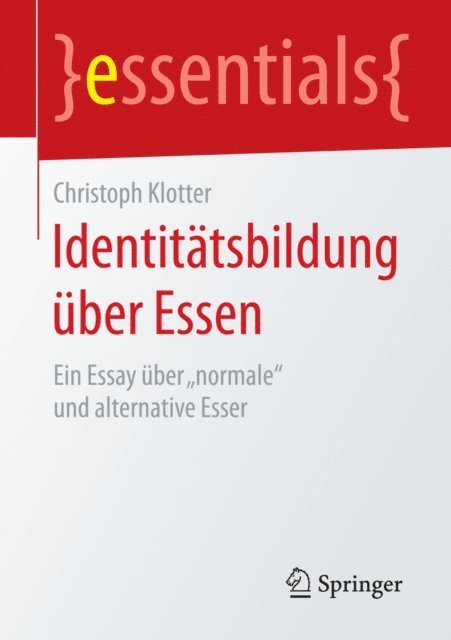 Christoph Klotter - Identitätsbildung über Essen, E-bok